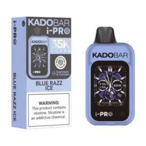Kado Bar I-Pro Blue Razz Ice – 35K Puffs Smart Vape
