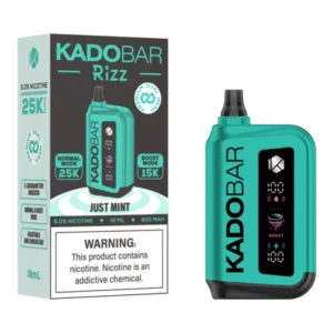 Kado Bar Rizz Just Mint Disposable Vape – 25000 Puffs