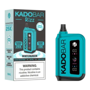 Kado Bar Rizz Wintergreen Disposable Vape – 25000 Puffs