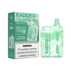 The Real Miami Mint Kado Bar BR5000 G.O.A.T. Limited Edition